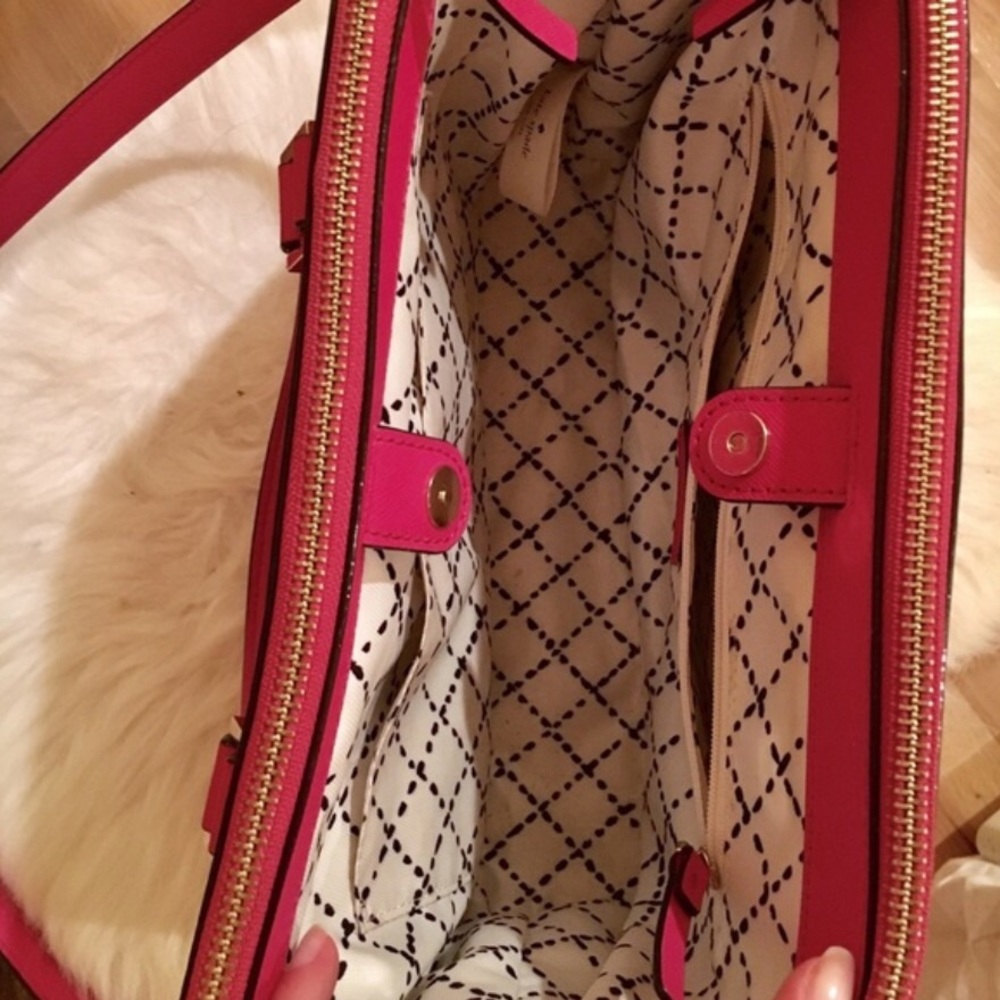 Hot Pink Kate Spade Satchel - Picture 6 of 6